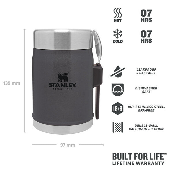 Classic Food Jar + Spork | 0.4L