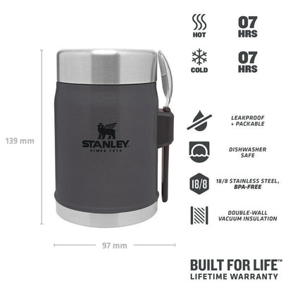 Classic Food Jar + Spork | 0.4L