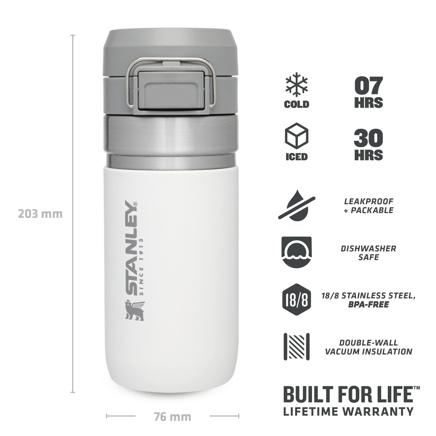 Quick Flip Water Bottle | 0.47L
