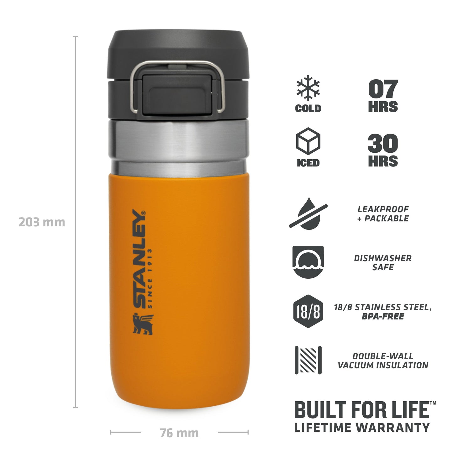 Quick Flip Water Bottle | 0.47L