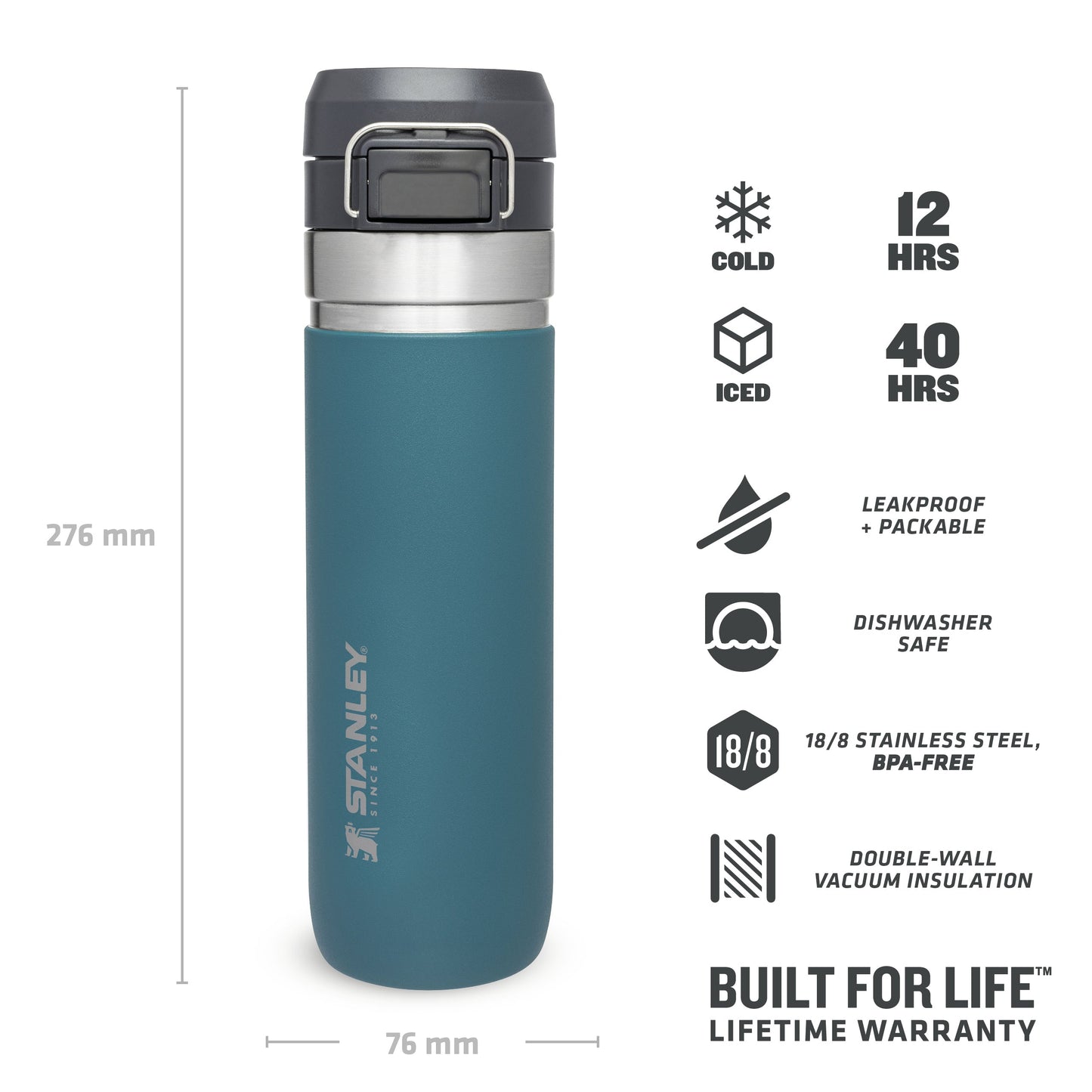 Quick Flip Water Bottle | 0.70L
