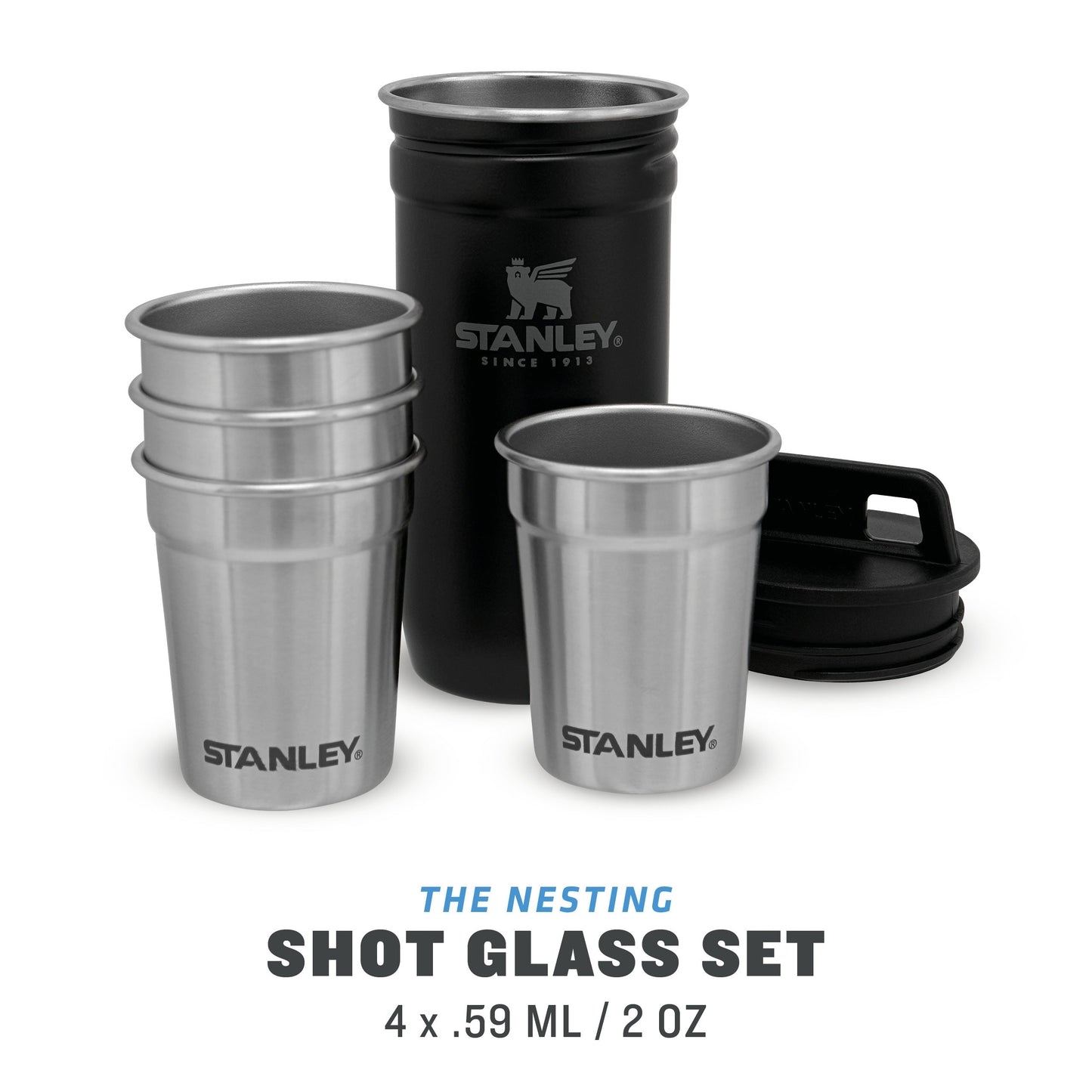 Adventure Nesting Shot Glass Set