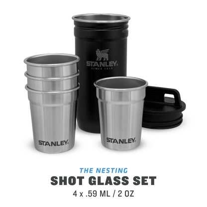 Adventure Nesting Shot Glass Set