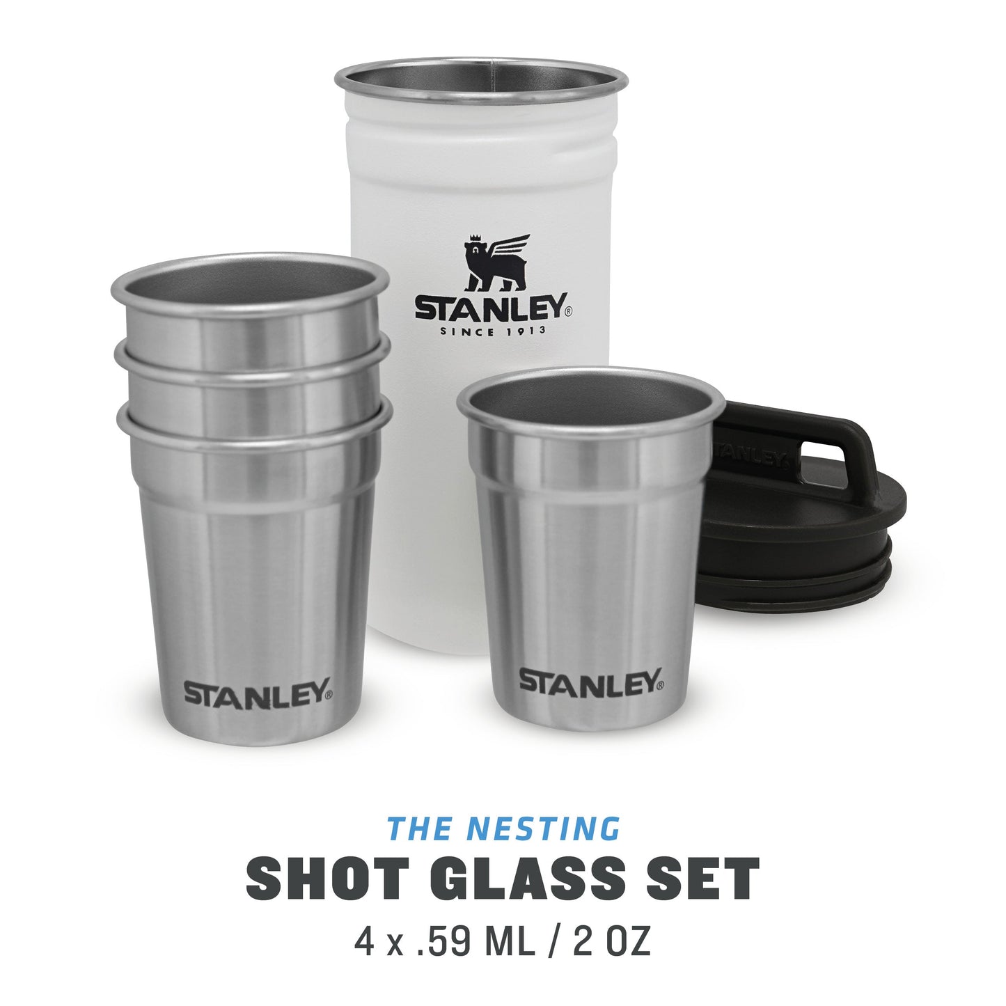 Adventure Nesting Shot Glass Set