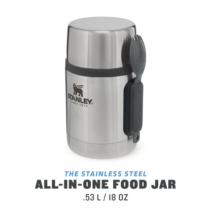 Adventure Stainless Steel All-in-One Food Jar | 0.53L