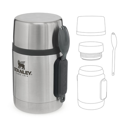 Adventure Stainless Steel All-in-One Food Jar | 0.53L
