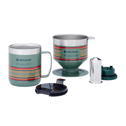 Pendleton Yakima Camp Stripes Perfect-Brew Pour Over Set