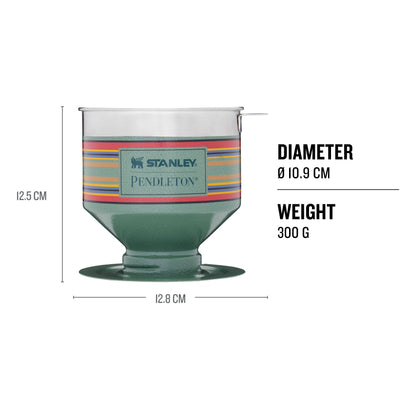 Pendleton Yakima Camp Stripes Perfect-Brew Pour Over Set