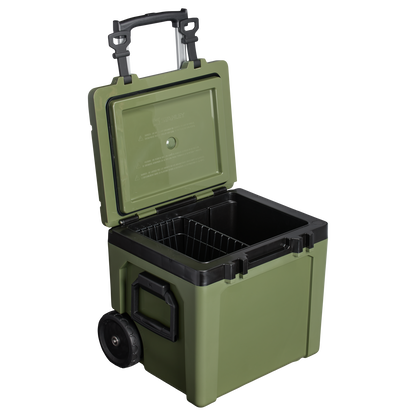 Easy-Carry Outdoor Wheeled Cooler | 47.3L