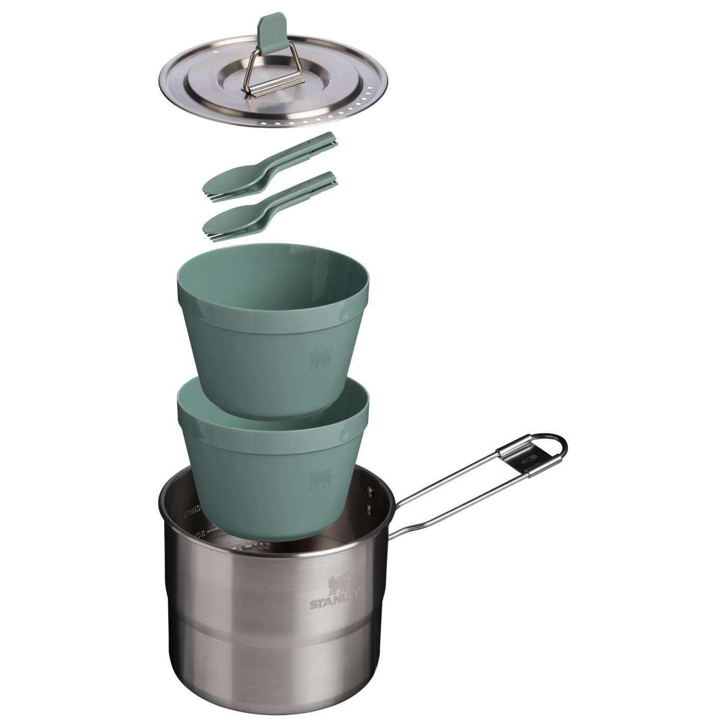 Two Bowl Cook Set | 6-piece set | 1.1L