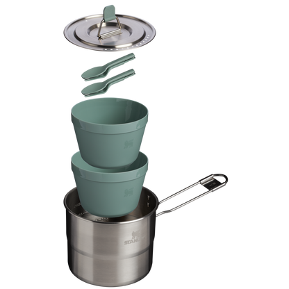 Two Bowl Cook Set | 6-piece set | 1.1L